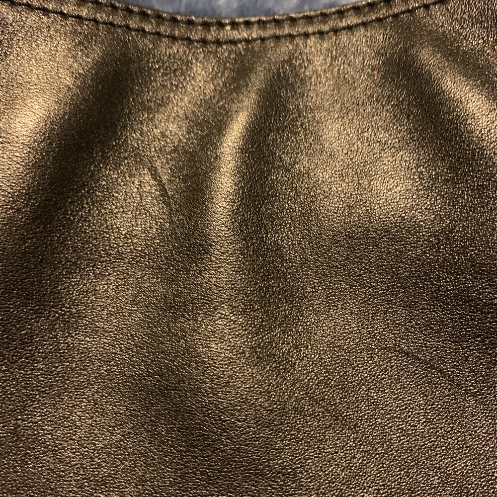 Michael Kors Boho, Black/ Python Zip Dbl Look Pur… - image 3